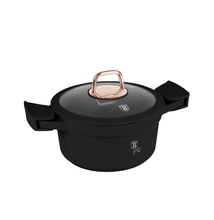 Berlinger Haus Black Rose TitánPro bevonatú Lábas fedővel 20 cm-es (BH-1456) 