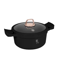 Berlinger Haus Black Rose TitánPro bevonatú Lábas fedővel 24 cm-es (BH-1457) 