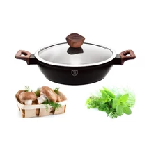 Berlinger Haus Ebony Rosewood alacsony lábas fedővel 28 cm (BH-1739)