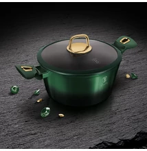 Berlinger Haus Smaragdzöld Indukciós lábas fedővel 24 cm-es (BH-6058)