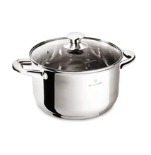 Blaumann PROFESSIONAL rozsdamentes magas lábas üvegfedővel 3,8 L (BL-3872)