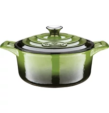  La Cuisine Green öntöttvas lábas fedővel 26 cm-es (432025)