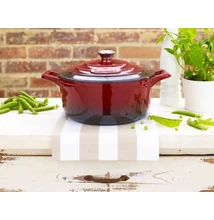  La Cuisine Red öntöttvas lábas fedővel 26 cm-es (432018)