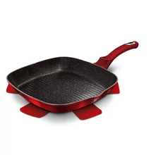 Berlinger Haus Burgundy indukciós grill serpenyő 28 cm-es (BH-1271)