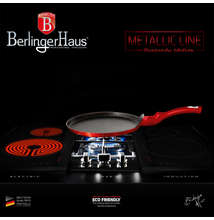 Berlinger Haus Burgundy Metallic Indukciós palacsintasütő 25 cm-es (BH-1272)