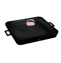 Berlinger Haus Black Rose TitánPro bevonatú Grill serpenyő fedővel, 34x34 cm (BH-7789)