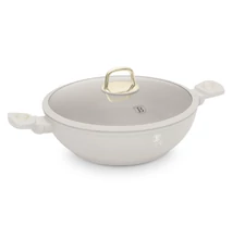 Berlinger Haus Sahara TitánPro bevonatú Wok Fedővel 30 cm-es (BH-8065)