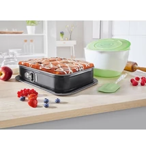 Téglalap alakú kapcsos tortaforma tálcával (72163)