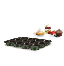 Berlinger Haus Smaragdzöld muffinsütő -12 db-os (BH-6460)