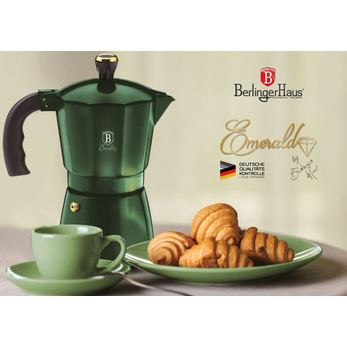 Berlinger Haus Emerald 3 személyes kotyogós kávéfőző (BH-6385)