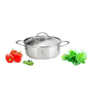 Berlinger Haus Silver Jewellery rozsdamentes lábas üvegfedővel 2,75 L (BH-6279)
