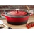  La Cuisine Red öntöttvas ovális lábas fedővel 29 cm-es (432022)