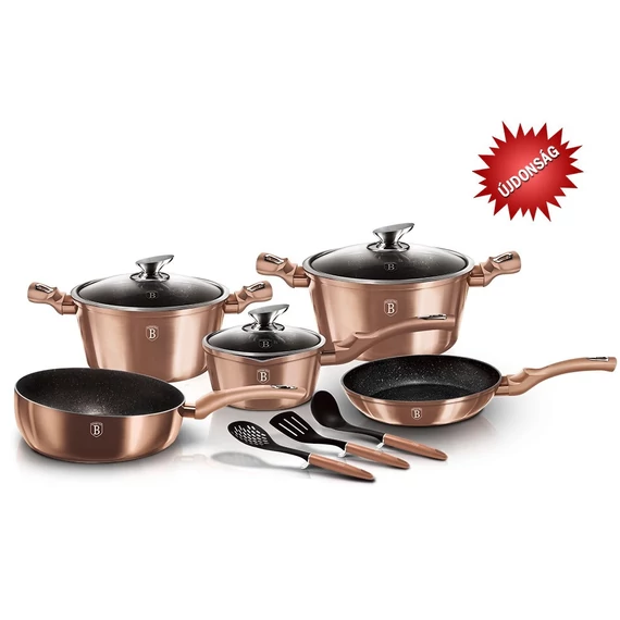 Berlinger Haus Rose Gold 11 részes edénykészlet (BH-6160)