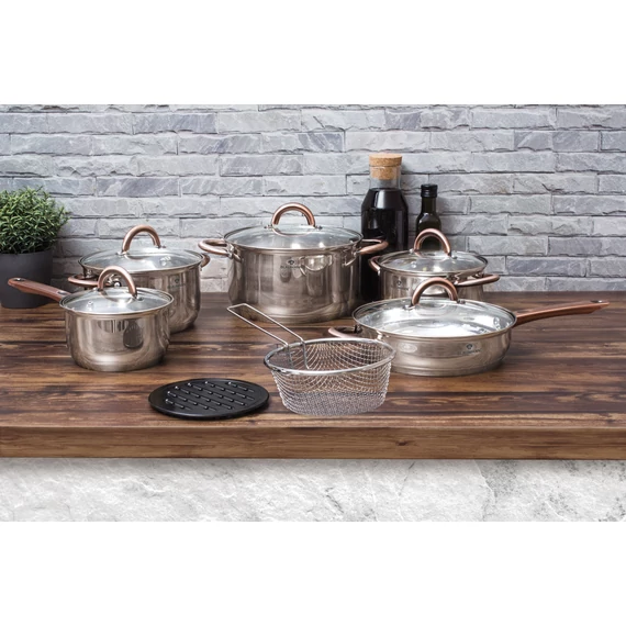 Blaumann Gourmet Line 13 részes rozsdamentes acél edénykészlet (BL-3244)