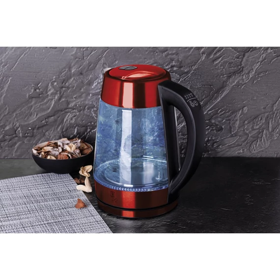 Berlinger Haus Burgundy Hőfokszabályzós Vízforraló Led-es világítással (BH-9128) 