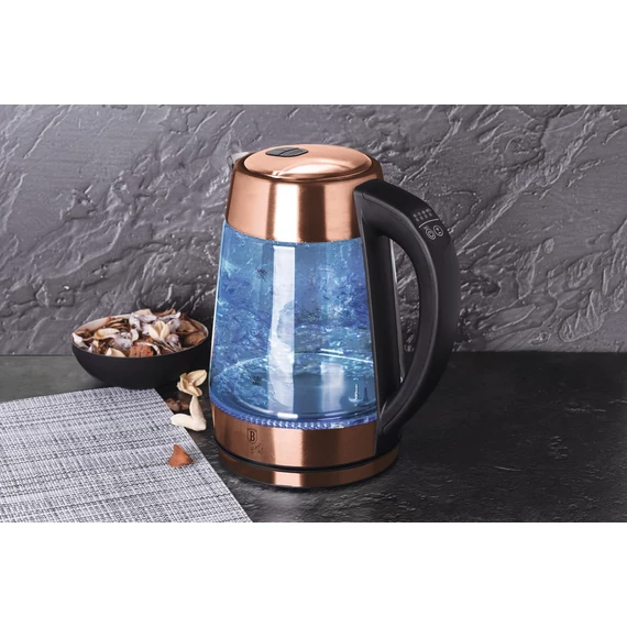 Berlinger Haus Rose Gold Hőfokszabályzós Vízforraló Led-es világítással (BH-9129) 