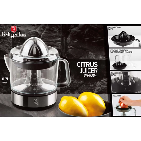 Berlinger Haus Black Silver Elektromos Citromfacsaró (BH-9384)