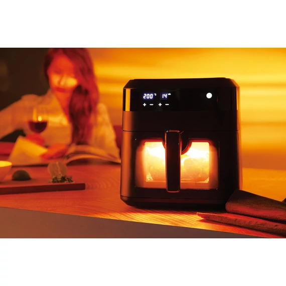 Berlinger Haus 6,3 l-es Forrólevegős Olaj Nélküli Fritőz LCD Kijelzővel (BH-9446)