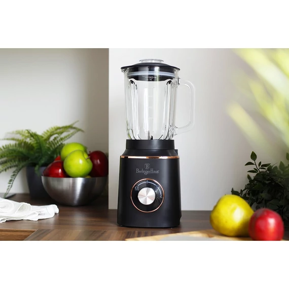 Berlinger Haus Black Rose Turmixgép 1,5 l-es edzett üveg kancsóval (BH-9449) 