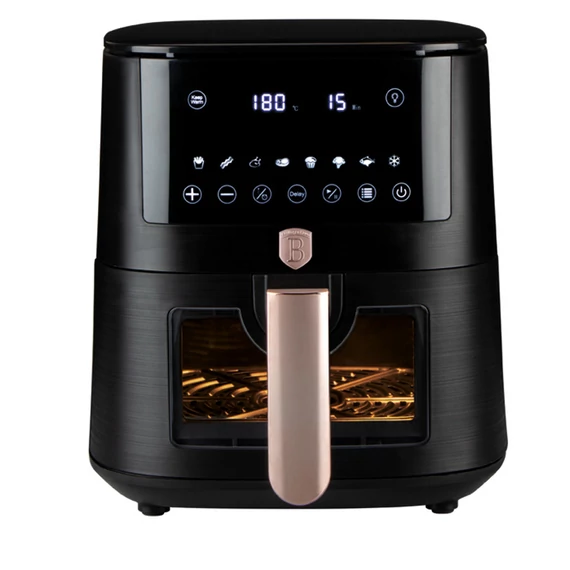 Berlinger Haus Black Rose 5 l-es Forrólevegős Sütő LCD Kijelzővel (BH-9488)