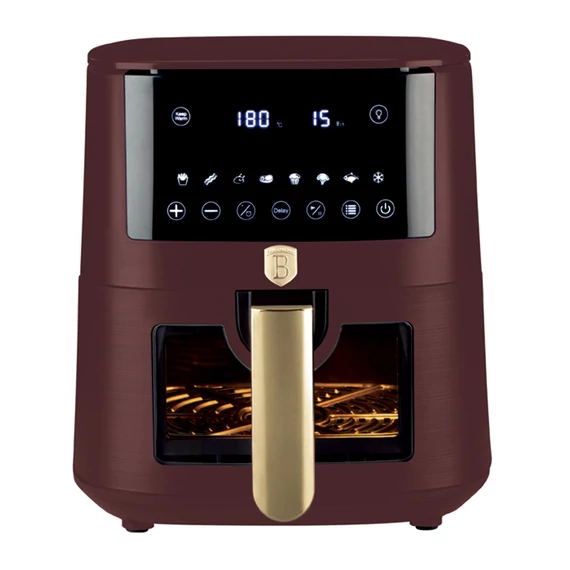 Berlinger Haus Leonardo 8 l-es Forrólevegős Sütő LCD Kijelzővel (BH-9606)