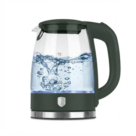 Berlinger Haus Matte Green Elektromos Vízforraló Led-es világítással (BH-9812) 