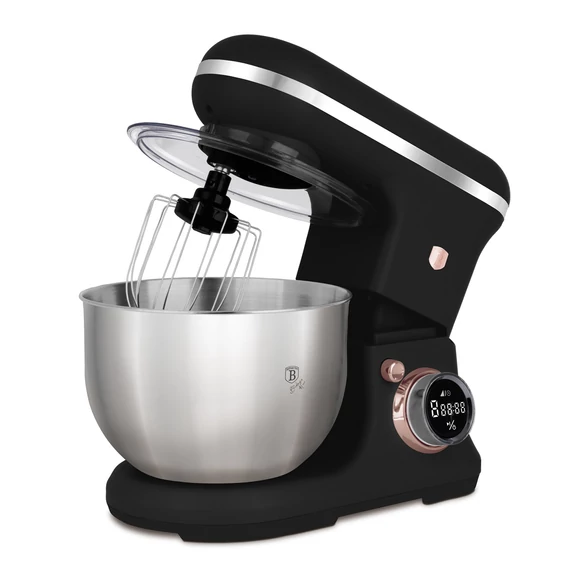 Berlinger Haus Black Rose Digitális Billenőfejes Robotgép 6 L-es INOX Tállal, 1500 W (BH-9897)