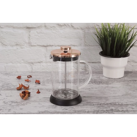 Berlinger Haus Rose Gold Dugattyús Kávé- Teafőző 600 ml-es (BH-1494)