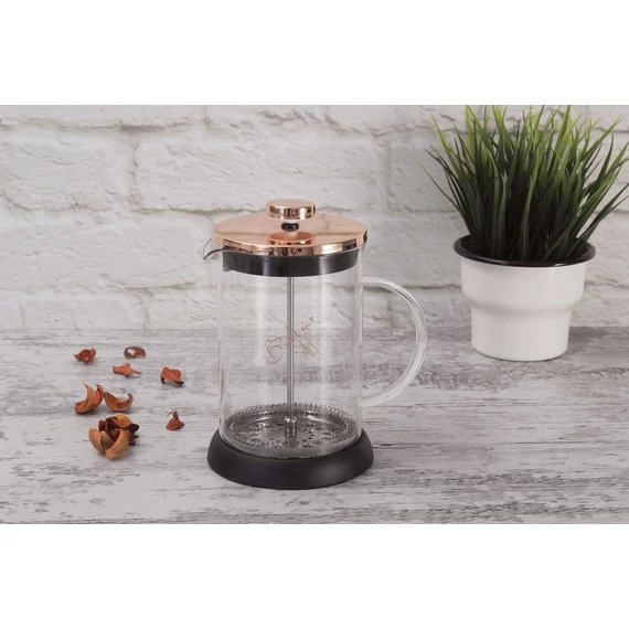 Berlinger Haus Rose Gold Dugattyús Kávé- Teafőző 800 ml-es (BH-1495)