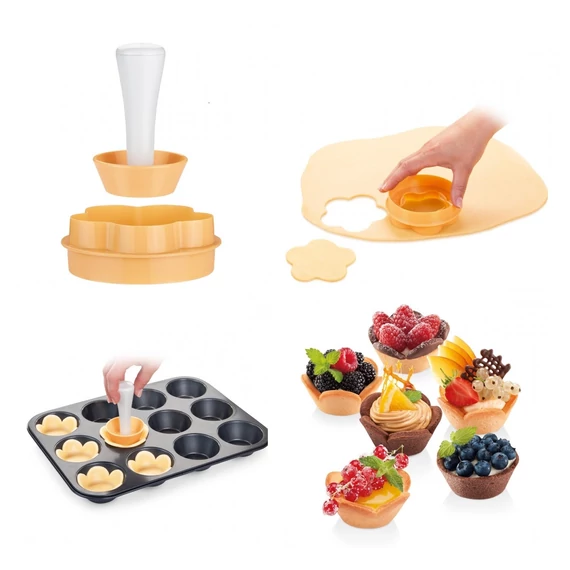 Tescoma Delicia gyümölcskosárka forma + nyomó (630087)