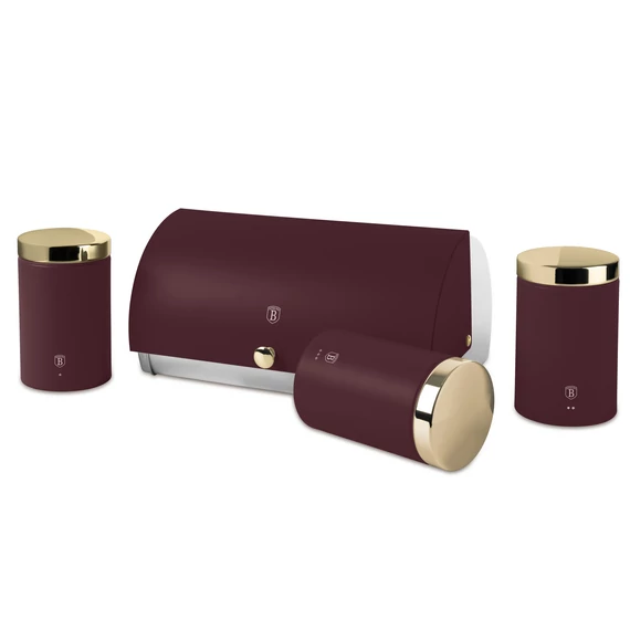 Berlinger Haus Leonardo Kenyértartó 3 db-os Tároló szettel (BH-6737) 