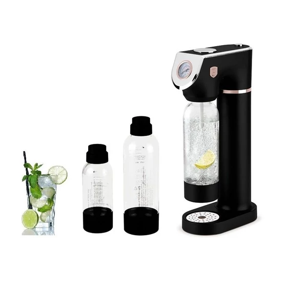 Berlinger Haus Black Rose Szódagép 2 db palackkal barométerrel (BH-8554)