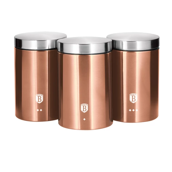 Berlinger Haus Rose Gold 3 részes konyhai tároló szett (BH-6720) 
