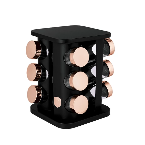 Berlinger Haus Black Rose 13 db-os fűszertartó (BH-8559) 