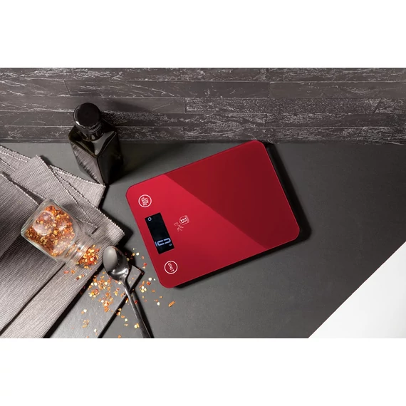 Berlinger Haus Burgundy digitális konyhai mérleg 5 kg-ig (BH-9350) 