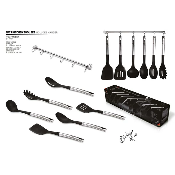 Berlinger Haus Royal Black 7 db-os konyhai tálaló szett (BH-1972)