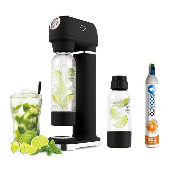 Berlinger Haus Fashion Szódagép SodaCo CO2 patronnal, 2 db palackkal barométerrel (FTV-0129C)