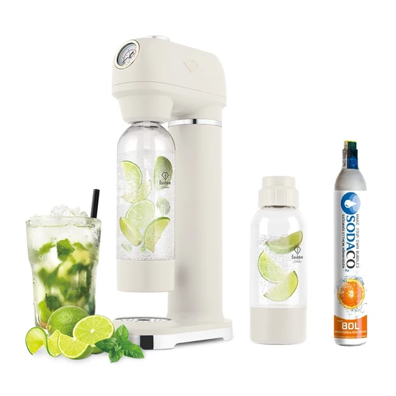 Berlinger Haus Fashion Szódagép SodaCo CO2 patronnal, 2 db palackkal barométerrel (FTV-0130C)