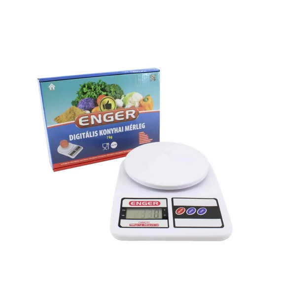 Digitális konyhai mérleg 7 kg-ig (ENG-065)
