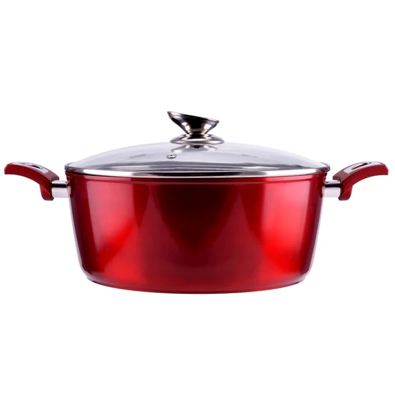 Burgundy Metal indukciós lábas 30 cm-es (PH-10399-30)