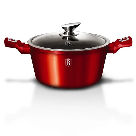 Berlinger Haus Burgundy Metallic indukciós lábas 20 cm-es (BH-1256)