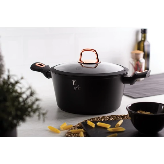 Berlinger Haus Black Rose Colletction lábas fedővel 28 cm (BH-1931)