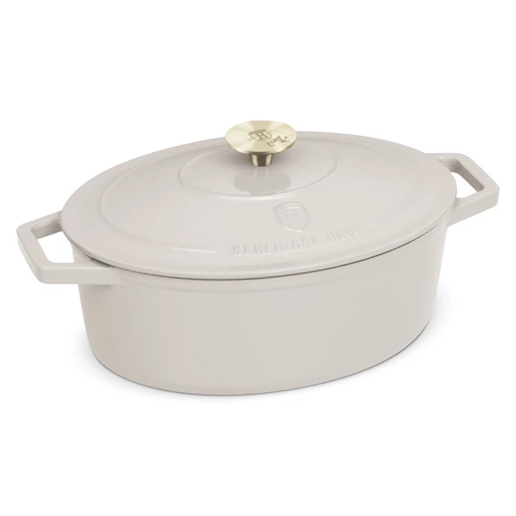 Berlinger Haus Sahara Öntöttvas ovális lábas fedővel 32 cm-es (BH-8967)