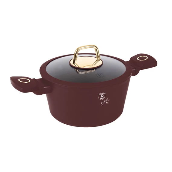 Berlinger Haus Leonardo TitánPro bevonatú Lábas fedővel 2,5 l-es (BH-8040) 