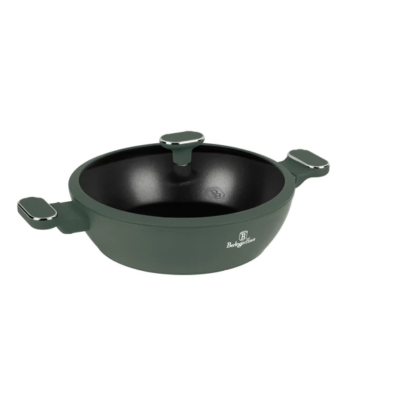Berlinger Haus Matte Green TitánPro bevonatú Lábas fedővel 28 cm-es (BH-8163) 