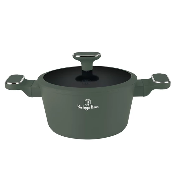 Berlinger Haus Matte Green TitánPro bevonatú Lábas fedővel 20 cm-es (BH-8200) 