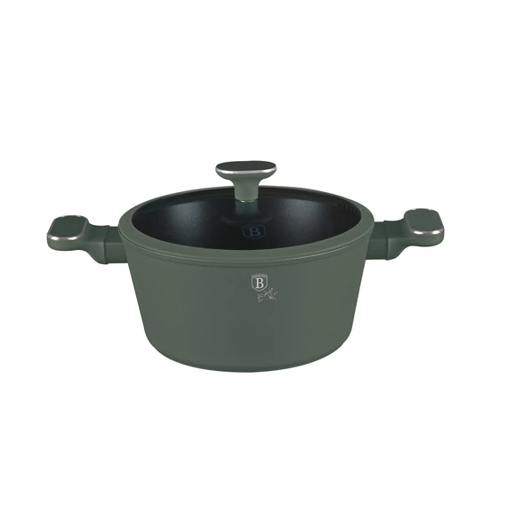 Berlinger Haus Matte Green TitánPro bevonatú Lábas fedővel 24 cm-es (BH-8201) 