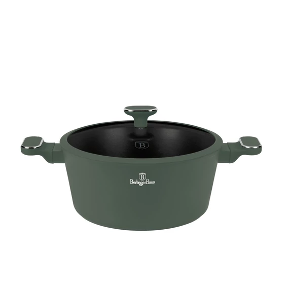 Berlinger Haus Matte Green TitánPro bevonatú Lábas fedővel 28 cm-es (BH-8202) 