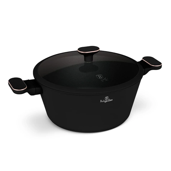 Berlinger Haus Black Rose TitánPro bevonatú Lábas fedővel 28 cm-es (BH-8359) 