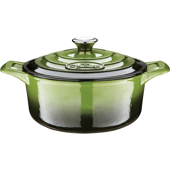  La Cuisine Green öntöttvas lábas fedővel 26 cm-es (432025)